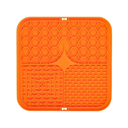 Pet Placemat Cat Slow Feeding Mat Dog Lick Mats Silicone Pets Eating Slowly Food Pad Cats Dogs Feeding Supplies