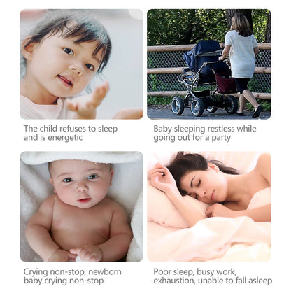 Mini White Noise Sound Machine Sleep Soother With 26 Soothing Sounds Breathing with RGB Light For Baby Adult Travel