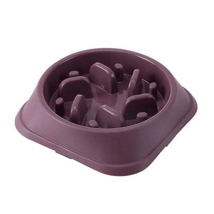 Pet Dog Slow Feeder Bowl Puppy Non Slip Puzzle Bowl Anti-Gulping Pet Slower Food Feeding Dishes Dog Bowl for Medium Small Dogs