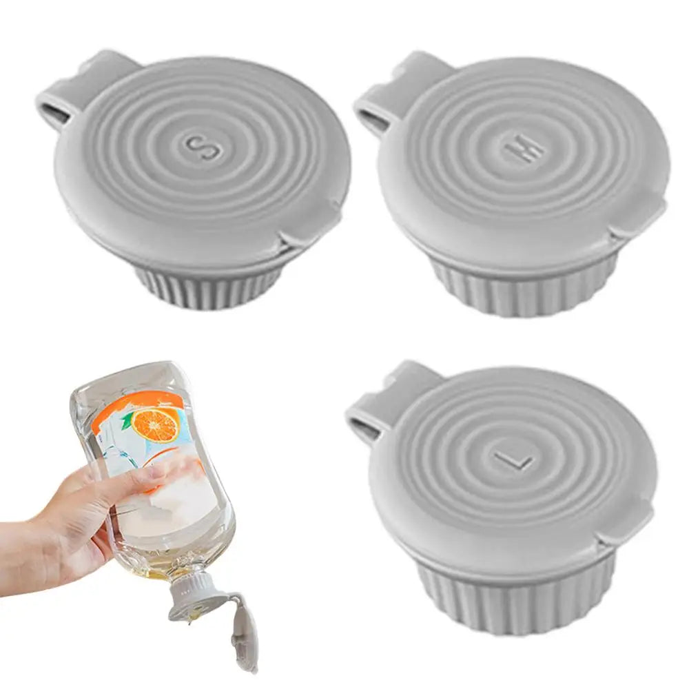 3pcs Inverted Bottle Cap Bottle Emptying Caps Kit Inverted Caps Flipping Bottle Caps Set For Bathroom Lotions and Shampoos