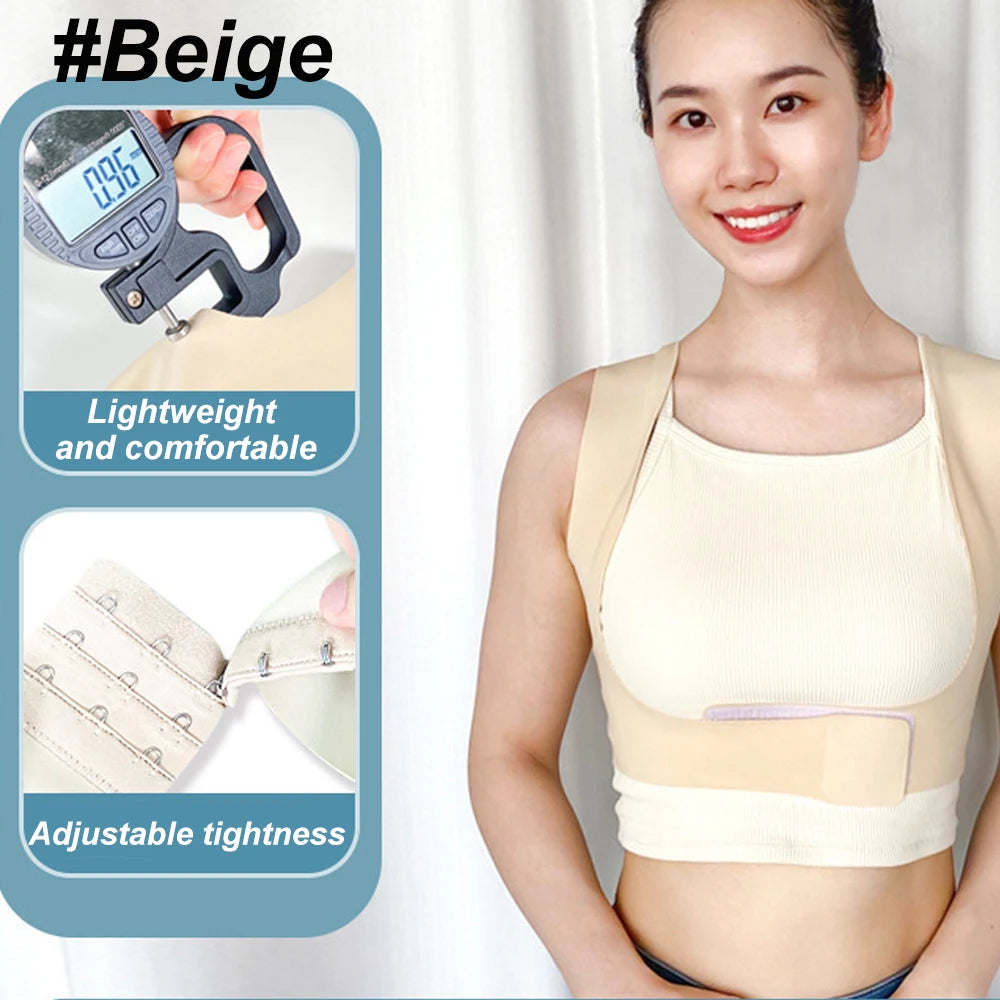 Posture Corrector Adjustable Women Back Support Belt Orthotics Posture Correction Braces Rectify Posture Corset Shoulder Posture