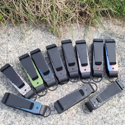 Key Organizer Compact Key Holder Metal Key Chain Minimalist key case key holder for keychain Secures 1-5 Keys