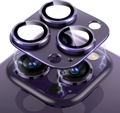 Blue Camera Lens Protection Cover For IPhone 16 15 Pro Max 16 Plus 13 12 Mini 14 13 Pro Max Tempered Glass Protector Accessories