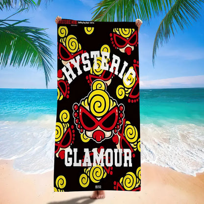 Japan Fashion H-Hysteric M-Mini Cartoon Beach Towel Cute Kawaii Room Decor Bath Girls Children Hand Towels For Bathroom Shower