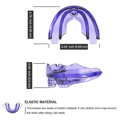KOHEEL D Plus N Teeth Straightener for Crooked Teeth, Adjustable Teeth Straightening Aligner Orthodontic Retainers 3 Stages