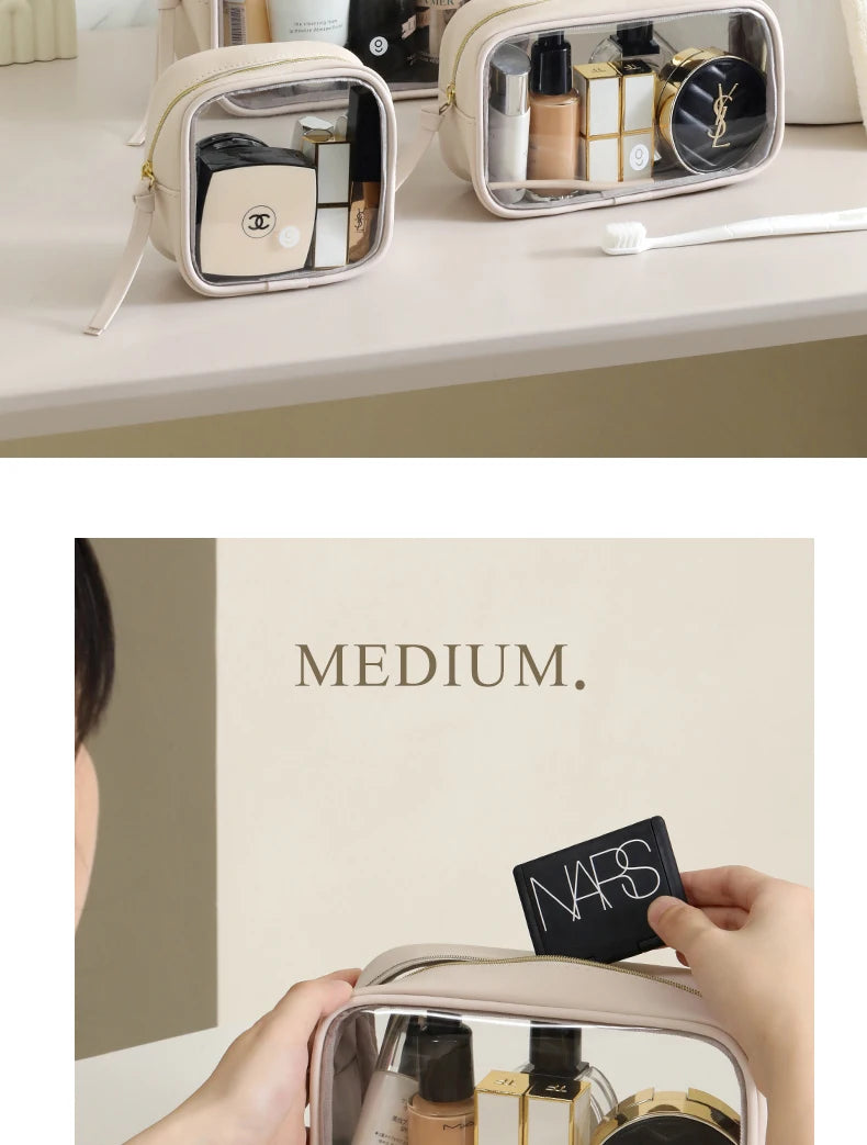 Tianzong Toiletry Bag Portable Travel Business Trip Cosmetics Cosmetics Bag Waterproof Transparent Cosmetic Bag