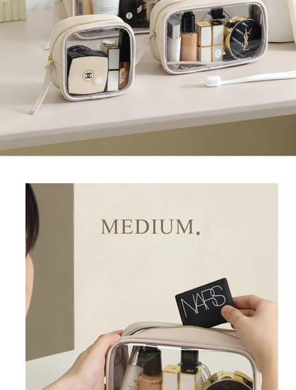 Tianzong Toiletry Bag Portable Travel Business Trip Cosmetics Cosmetics Bag Waterproof Transparent Cosmetic Bag