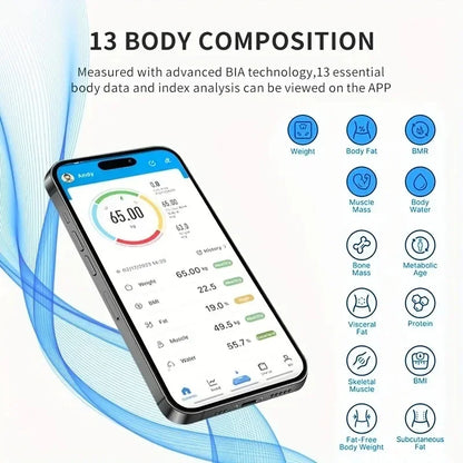 Electronic Scale Smart Bluetooth Weighing Human Charging Simple Weight Scale Weighing Household Fat Body Fat Measurement Scale