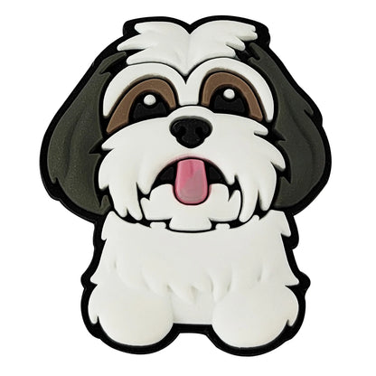 Animals Cute Dog Shoe Charms for Crocs Accessories Decoration Pin Bracelet Wristband DIY Kids Women Gifts