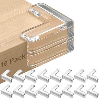 Furniture corner protector, corner and edge safety protection pad, transparent protection, used for corner furniture (L-shaped)