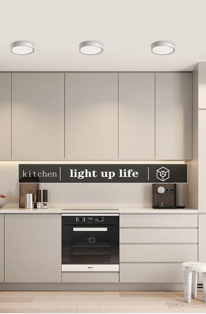 LED Ceiling Light 5W 10W 15W 18W 24W Surface Mounted Downlight Ceiling Lamp for Living Room Kitchen 220V Spotlight Panel Lights