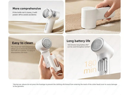 2025 New Xiaomi Mijia Lint Remover 2 USB Charging Electric Pellet Machine Hair Ball Lint Trimmer Portable  Clothes Lint Machine