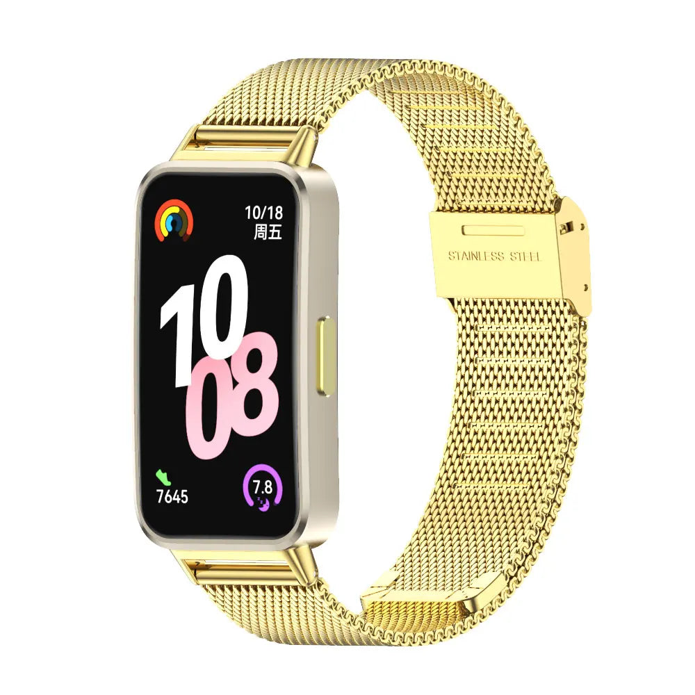Metal Strap For Huawei Band 10 Stainless Steel WatchBand for Huawei Band 9 Wristband for Huawei Band 8 Replacement Accessories