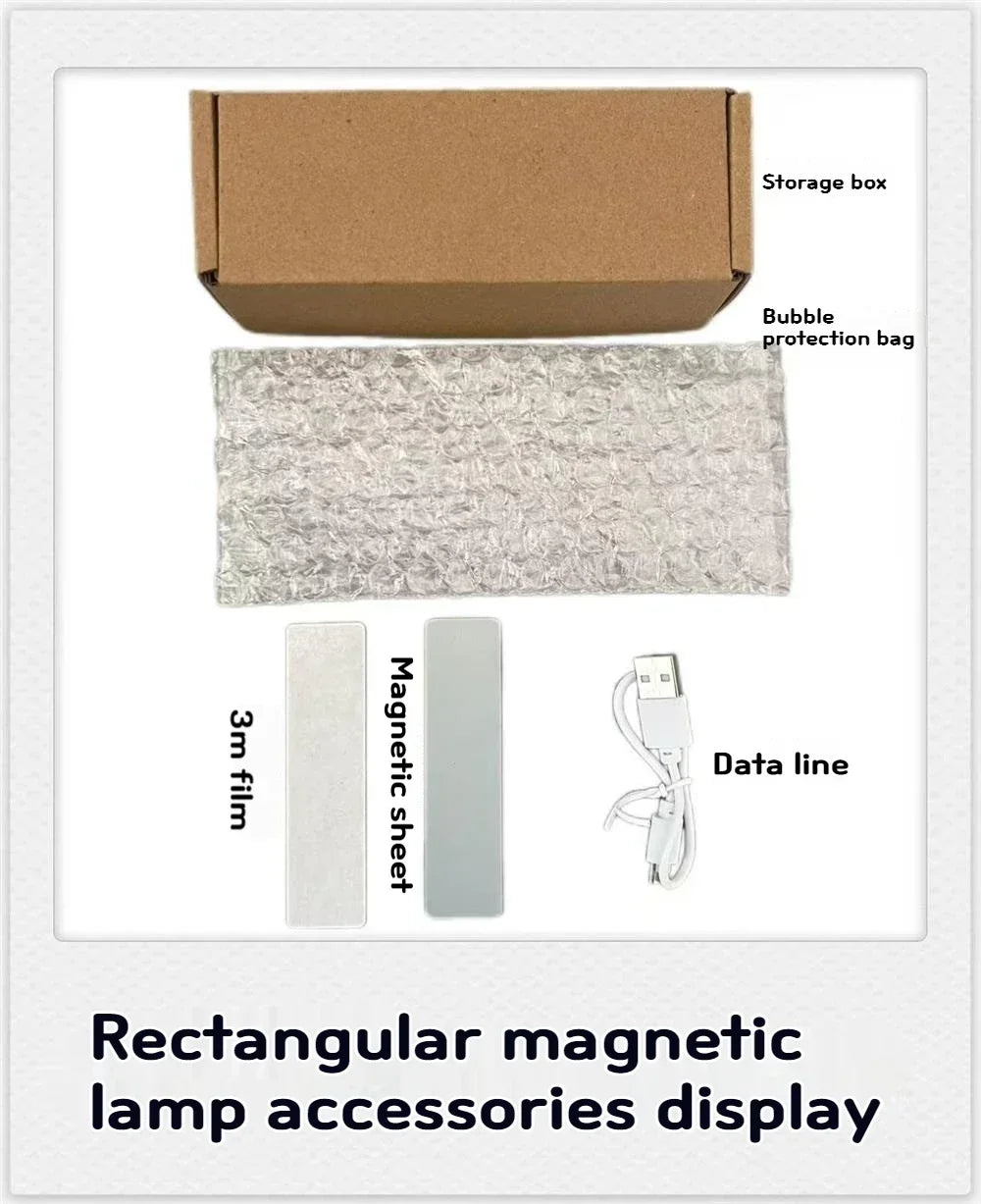 Coffee Shop Fridge Stickers Magnetic Creative Convenience Store Light Signs Home Decorative Ornaments  Luminous Light Boxes