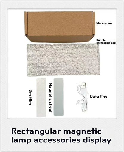 Coffee Shop Fridge Stickers Magnetic Creative Convenience Store Light Signs Home Decorative Ornaments  Luminous Light Boxes