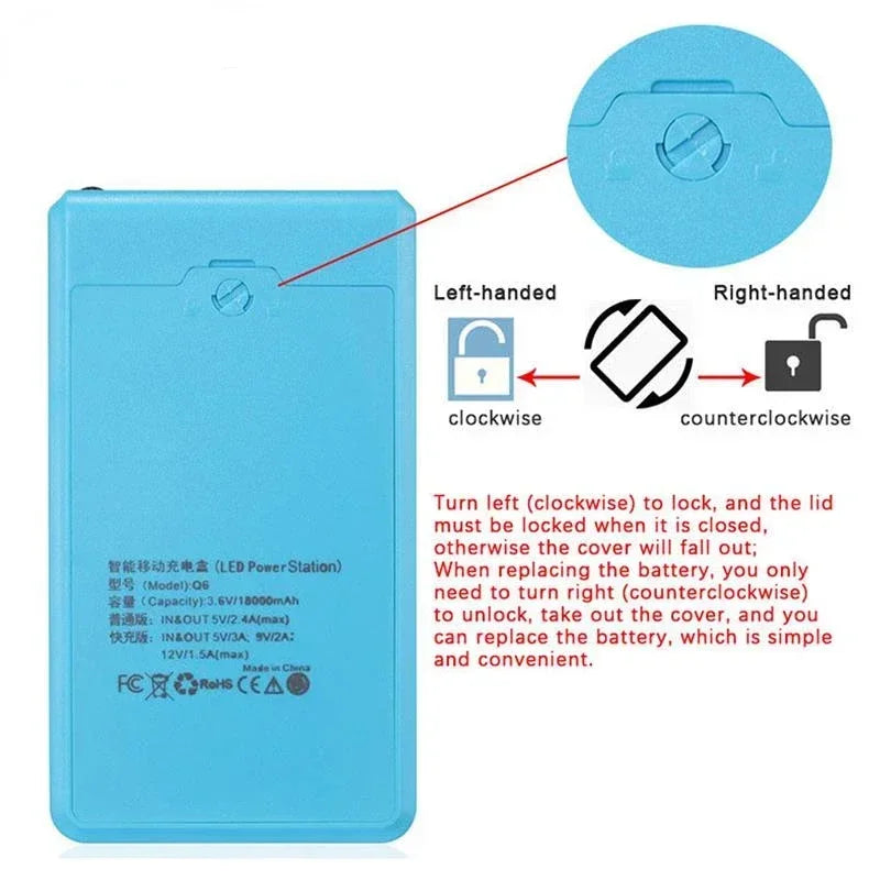 3×18650 DIY Shell Mobile Phone Charge Power Bank Case DIY Box 3 USB Ports 18650 Power Bank Case  Power Bank Cover Kit