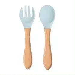 Food-grade Silicone Baby Products Baby Eating Spoon Training Water Spoon Children's Tableware Complementary Food Spoon Fork