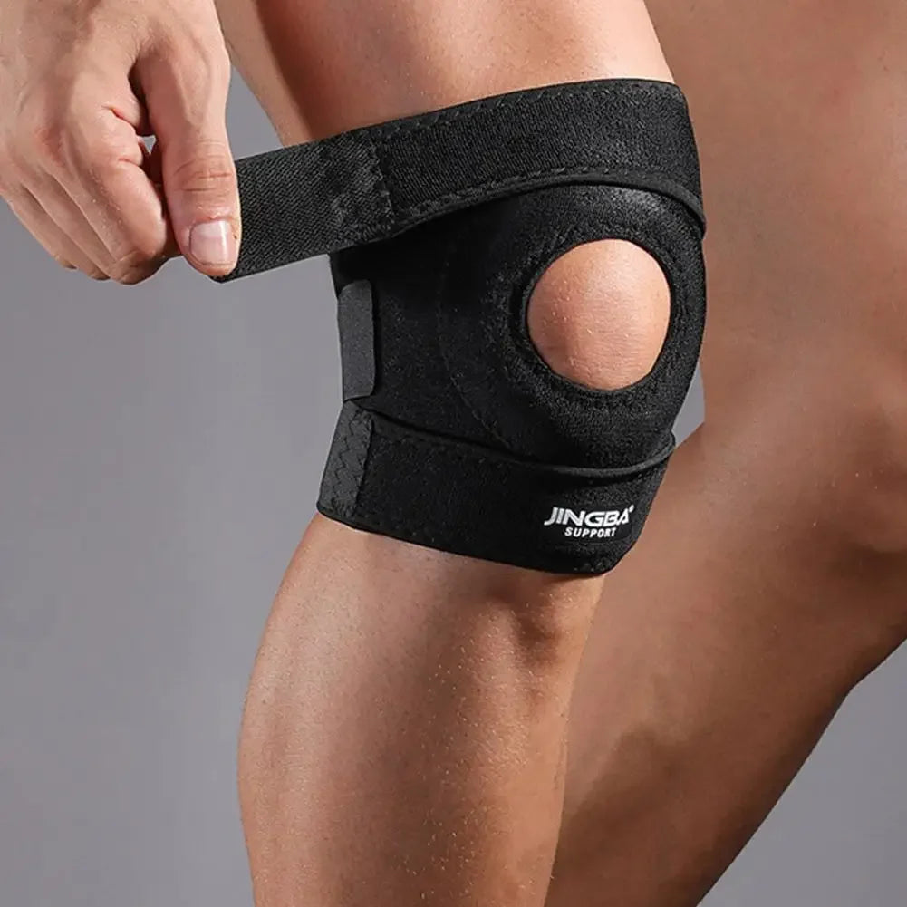 1 PCS Adjustable Compression Knee Pads Knee Support Brace Sports Workout Protective Gear Stabilizer Elastic Breathable