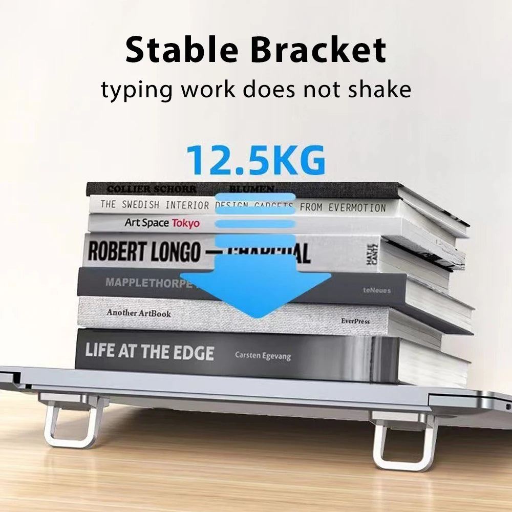 Laptop Stands Bracket 2 Adjustable Angles Foldable Portable Bracket  Computer Keyboard Heat Dissipation Holder Legs Accessories