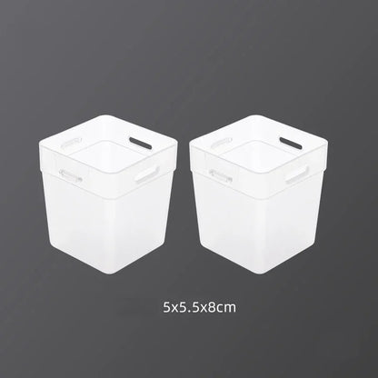 2Pcs Refrigerator Organizer Bins Transparent Fridge Storage Bin Food Fresh Box Vegetable Fruit Container Kitchen Accessories