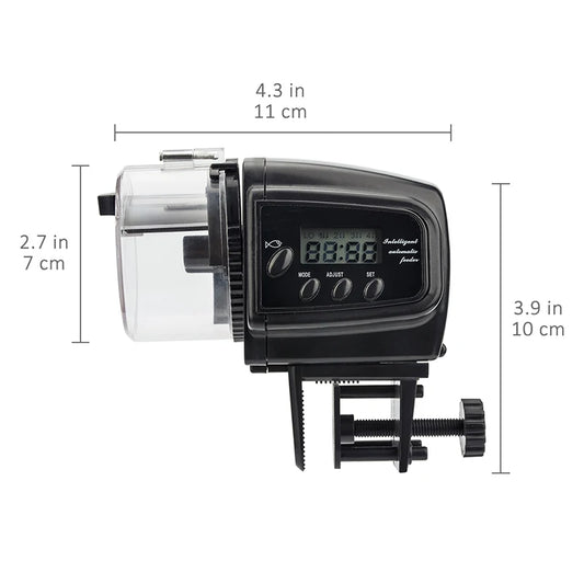 Automatic Fish Feeder for Aquarium Fish Tank Auto Feeder with Timer Pet Feeding Dispenser Fish Shrimp Betta Goldfish Food Feeder