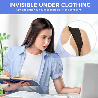 Posture Corrector for Men & Women - Adjustable Back Brace, Neck & Shoulder Support - Relieves Back Pain & Slouching, Breathable