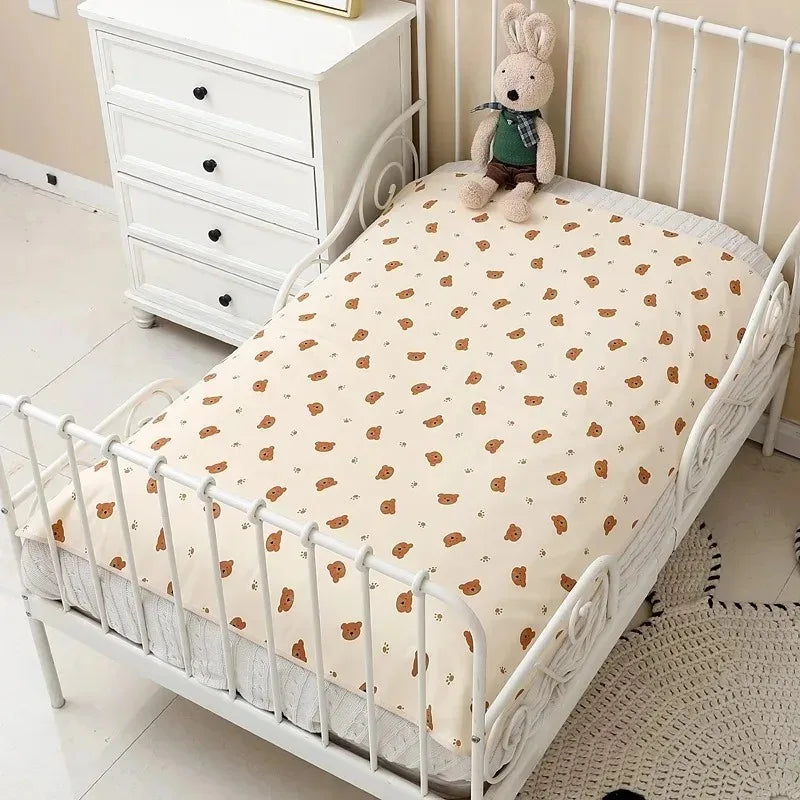 120*90CM Infant Change Diaper Pad Cover Washable Newborn Bed Nappy Mattress Crib Sheet Waterproof Baby Urine Mat Cotton Reusable