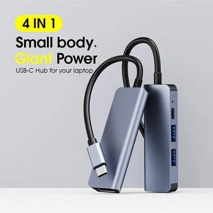 5-in-1 USB C Docking Stations USB C Hubs 4K 30Hz Type C Splitter to HDMI Adapter For Laptop Macbook Computer Accessories