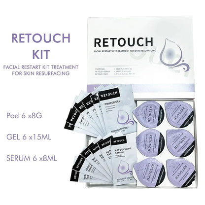 Big Foam Retouch Revive Balance Illuminate Glam Hydrate Detox Serums And Oxygen Pods Capsule Consumables Kits Serum Oxygen Pods