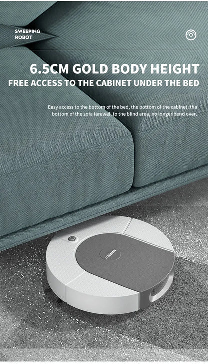 Automatic Mopping Robot Vacuum Cleaner 3-in-1 Smart  Home Wireless Sweeping Wet And Dry Ultra-thin Cleaning Machine