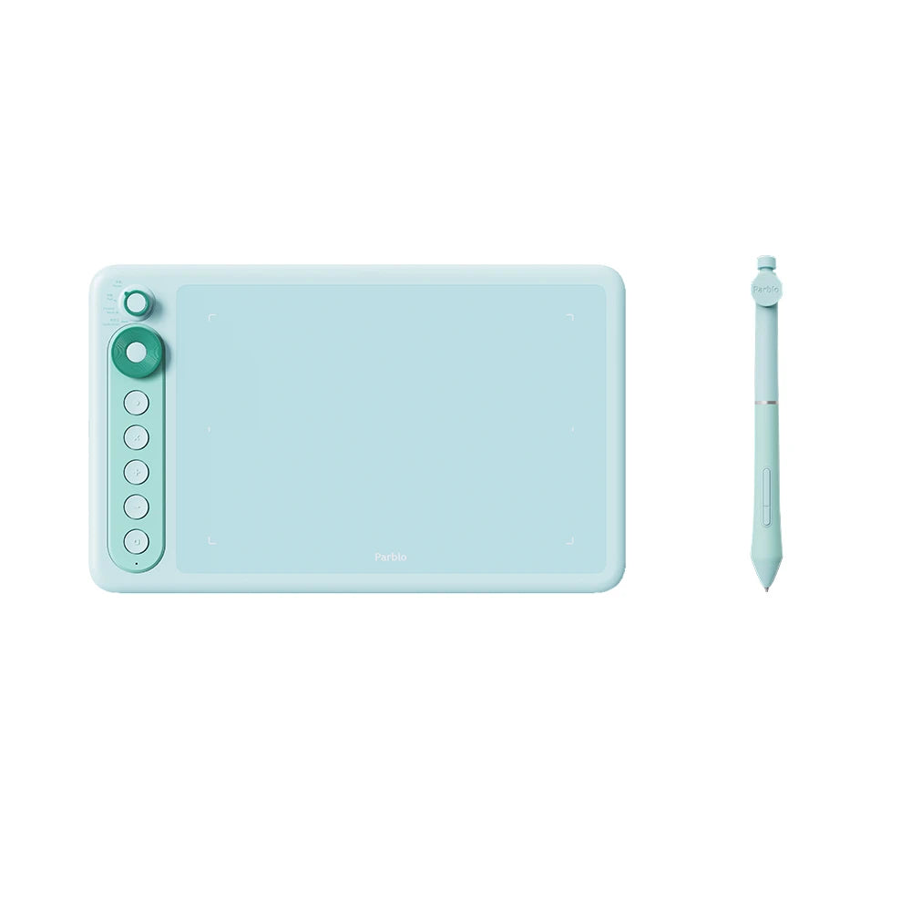 Parblo Intangbo X7 Drawing Tablet 7.2x4.5 inch Graphics Tablets,Digital Drawing Tablet with 6 Customized Keys for Digital Art
