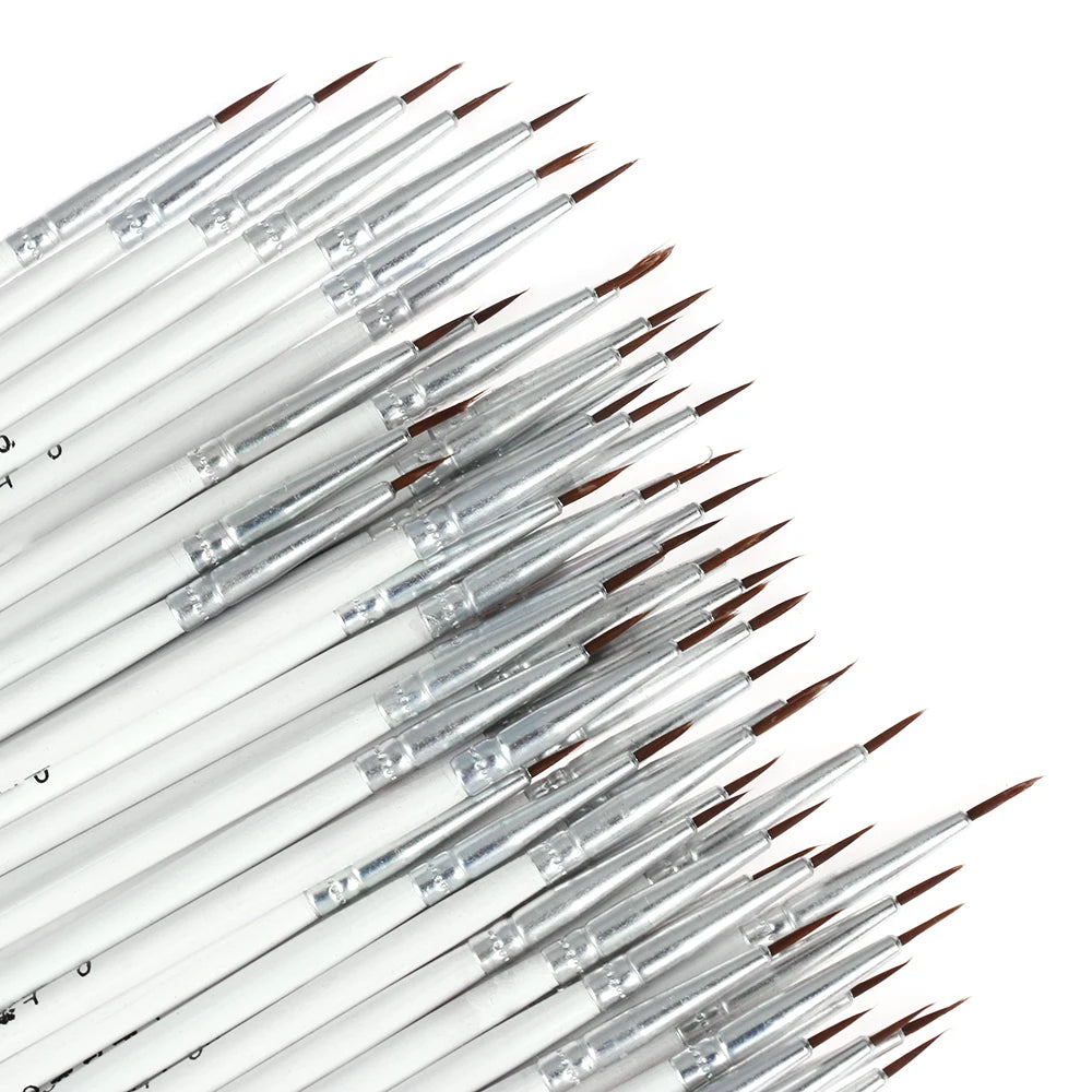 10/20pcs Art Supplies Nylon Hand Painted Drawing Hook Line Pen Paint Painting Brush