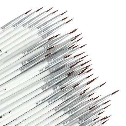 10/20pcs Art Supplies Nylon Hand Painted Drawing Hook Line Pen Paint Painting Brush