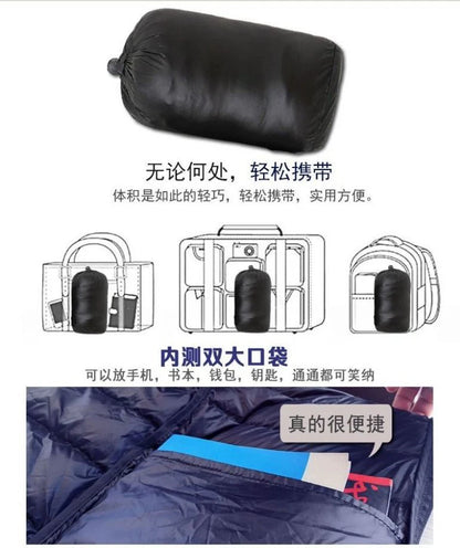 90% White Duck Down Hooded Jackets Warm Coat Parka Men Portable Outwear Mens Coat Autumn Winter Ultralight Thin Down Jacket