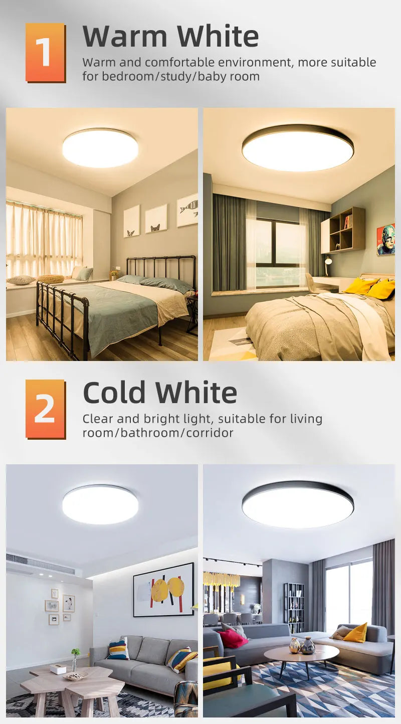 Led Ceiling Lamp Modern Ceiling Chandelier 220V Led Panel Lighting Fixture For Bedroom Kitchen Home Ultra Thin Ceiling Lights