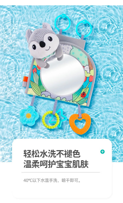 Cartoon View Back Seat Mirror Baby Car Mirror Safety Seat Headrest Rearview Mirror Baby Facing Rear Ward Car Kids Monitor Gifts