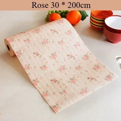 1 Roll Kitchen Table Mat Drawers Cabinet Shelf Liners Abstract Cupboard Placemat Waterproof Oil Proof Shoes Cabinet Mat