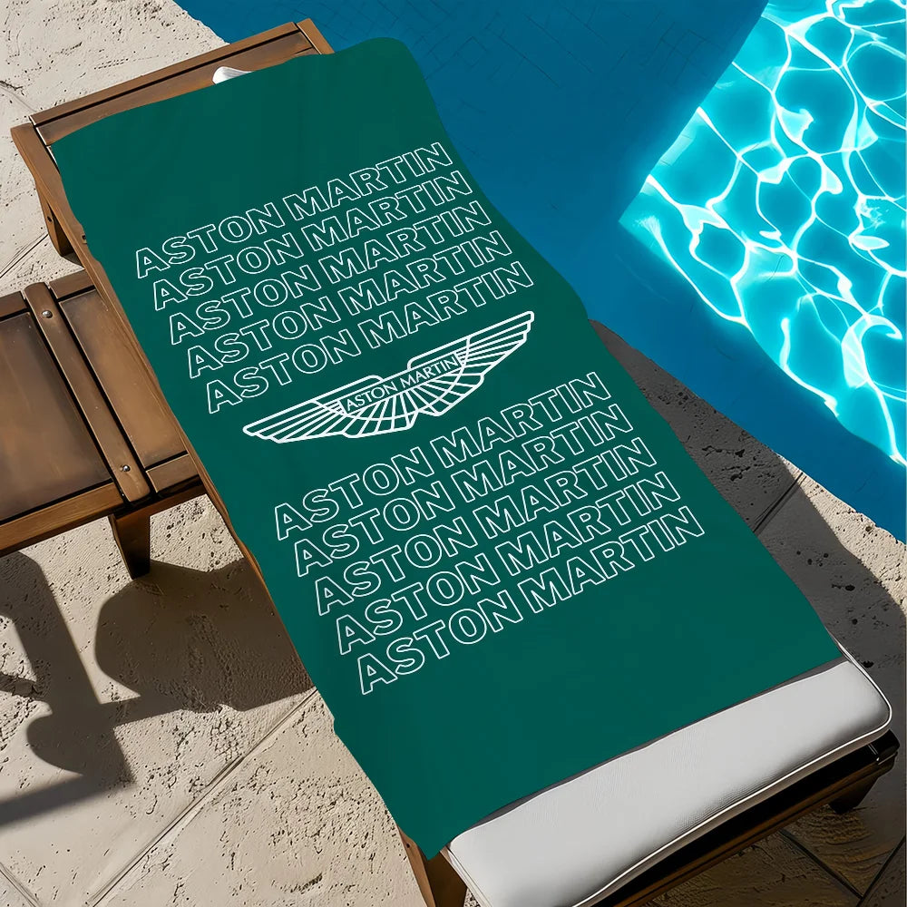 A-aston car M-mar-tin Towel Beach Quick Dry Soft Pool Towels Gift for Travel Gym Shower Camping sports