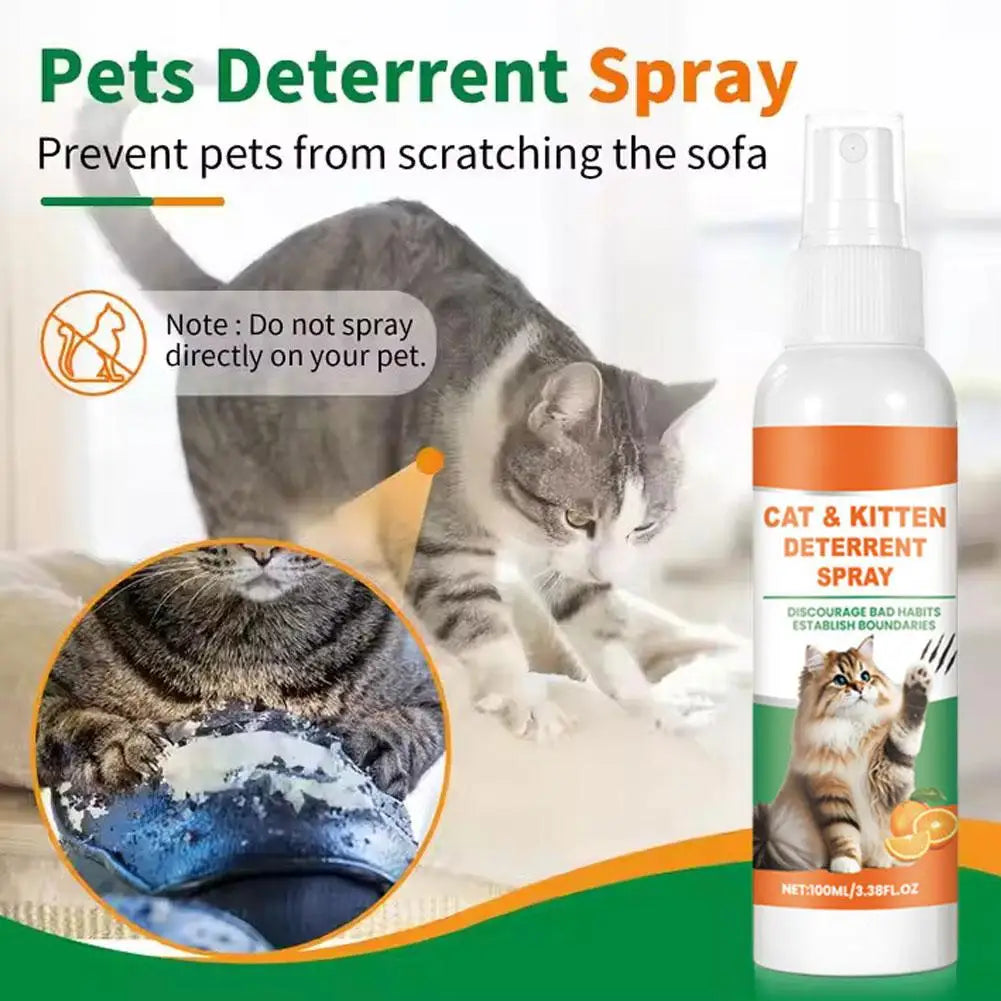 2PCS Cat Repellent Spray Keep Pets Away From Anti-scratching And Anti-chewing Household Spray Pet Accessories 100ML