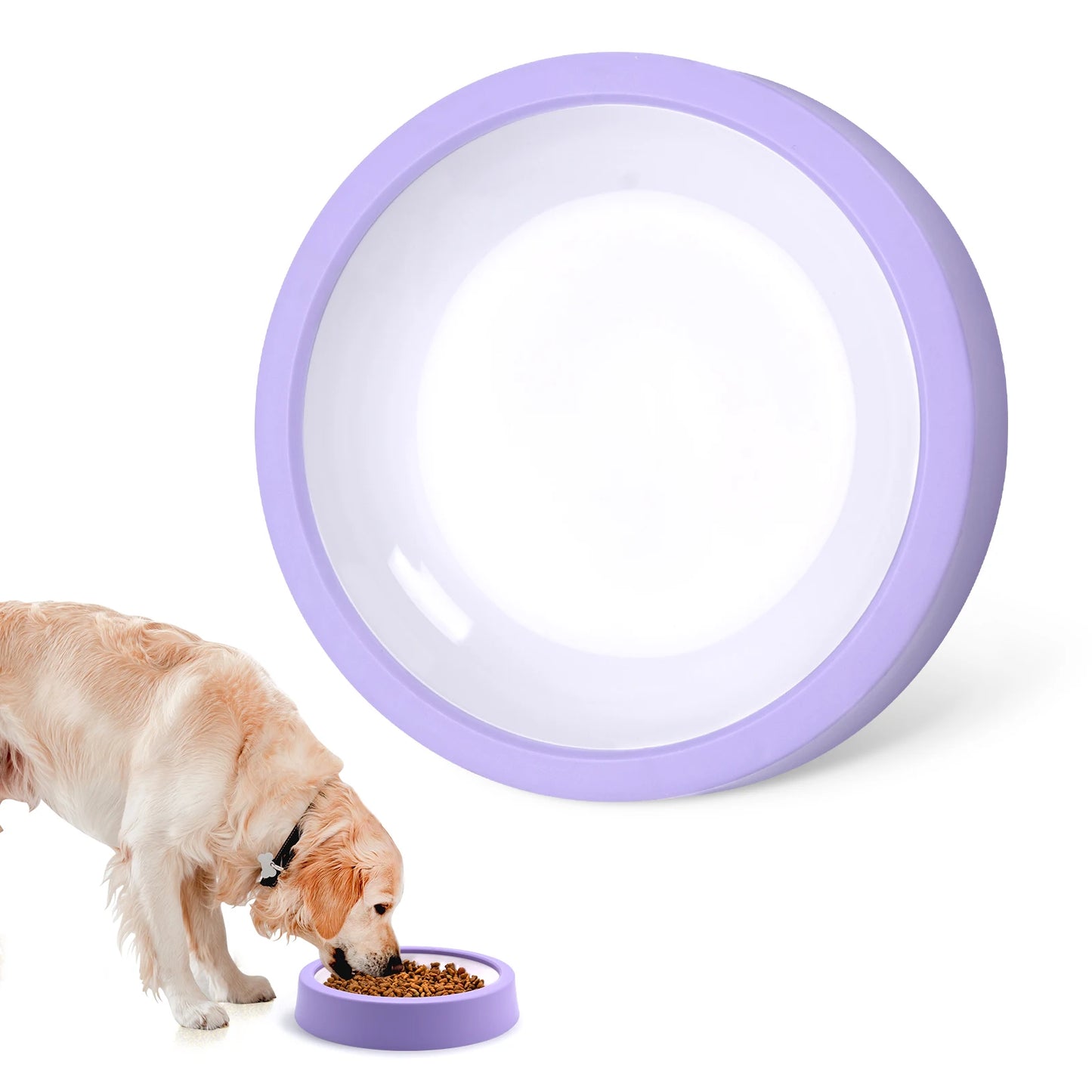 Pet Dog Slow Feeder Bowl Fun Non Slip Anti-Gulping Slower Food Feeding Dishes Eco Dog Bowl for Large Medium Small Dogs Puppy