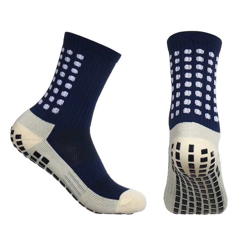 Anti-Slip Football Socks Men Women Sports Socks Breathable Silicone Bottom Soccer Outdoor Sport Running Cycling Grip Socks