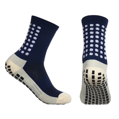 Anti-Slip Football Socks Men Women Sports Socks Breathable Silicone Bottom Soccer Outdoor Sport Running Cycling Grip Socks