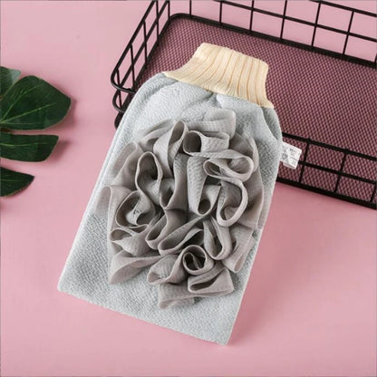 2-in-1 Pullback Towel Strong Rubbing Back Bath Towel Bath Bar Bath Flower Rubbing Mud Home Rubbing Bath Towel
