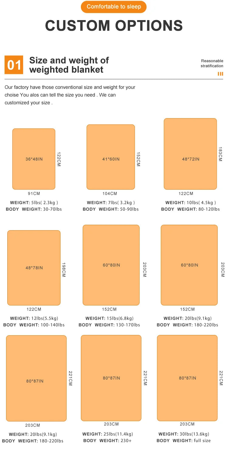 Size Heavy  Weighted Blanket 15 Lbs 60x80 Washable   15lbs Knitted   Cotton