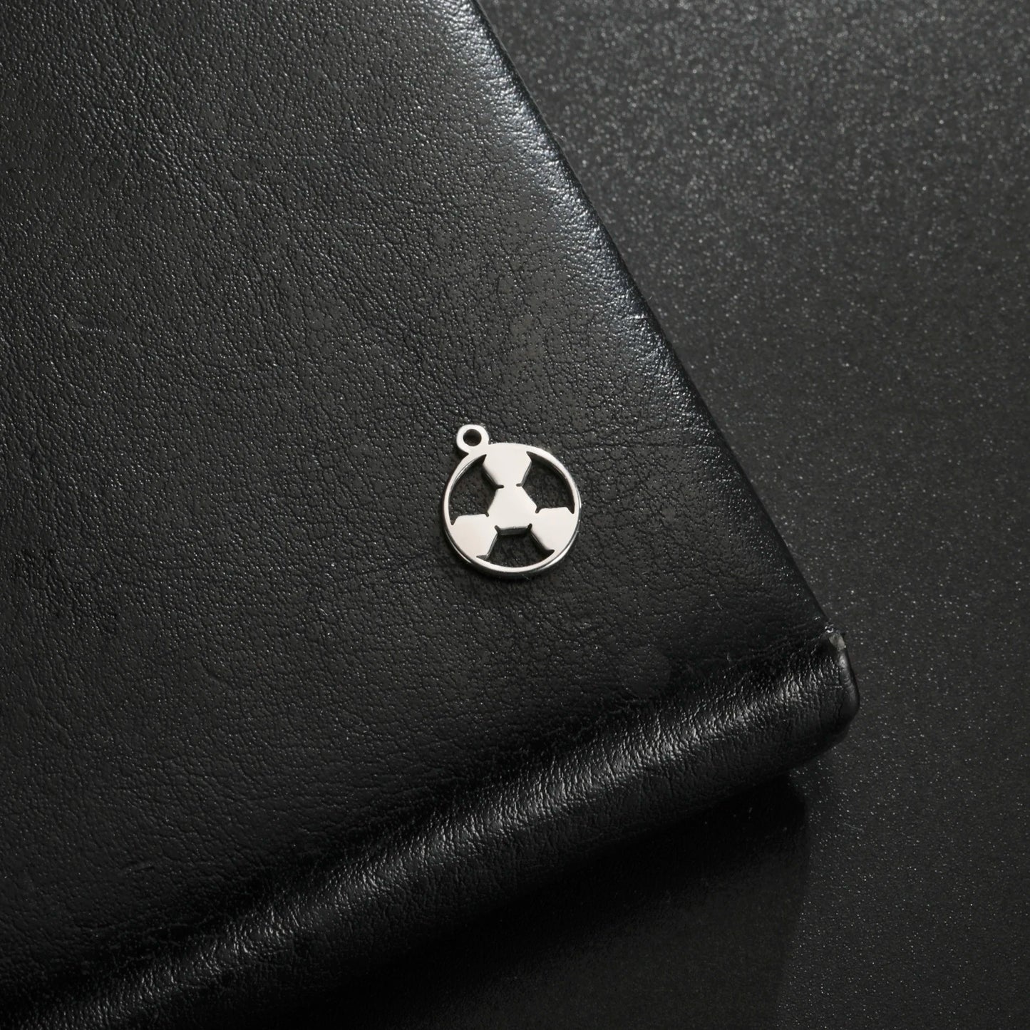 10pcs Stainless Steel Sports Football Charms DIY Bracelet Necklace Jewelry  Handmade Group Gifts Accessories Wholesale