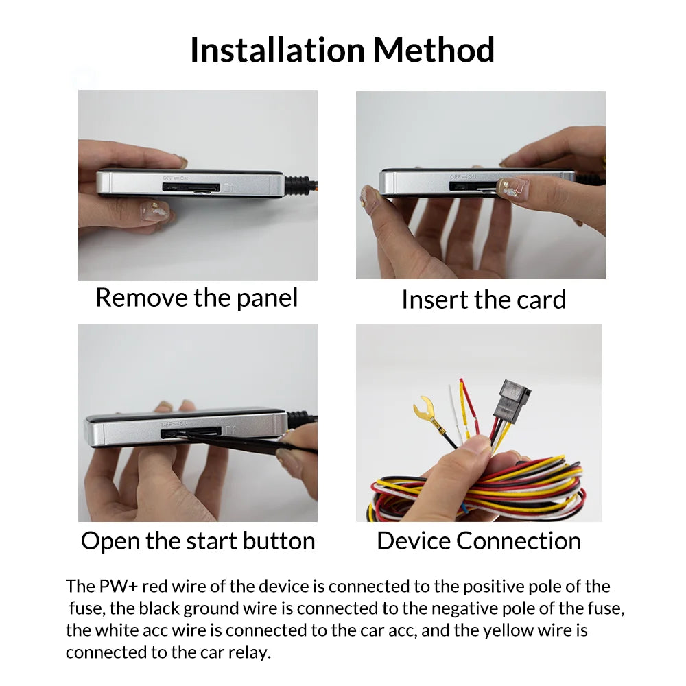 GPS Tracker Vehicle GPS Tracking Device for Car Motorcycle Mini GPS GSM ACC Alerts with Free Real Time Tracking APP with Relay