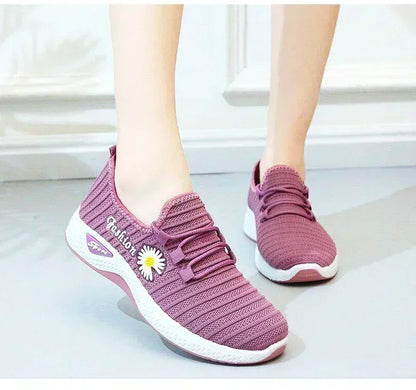 2025 Fashionable Lightweight Women's Spring/Autumn Flats: Comfortable Casual Single Shoes in Cotton Fabric womens shoes