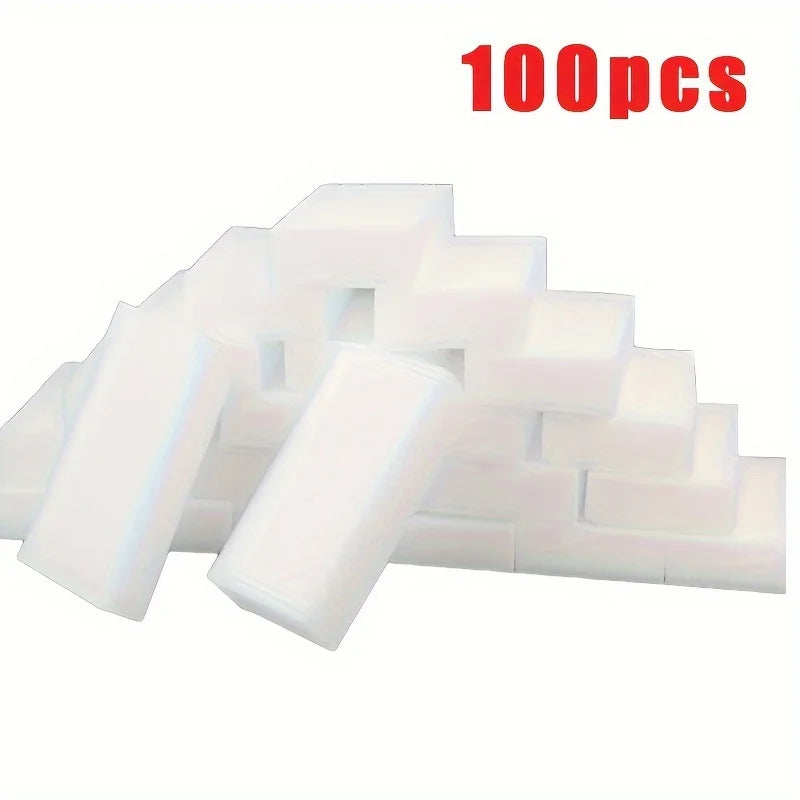 100/50Pcs/Lot Melamine Sponge 10X6X2cm Magic Sponge Eraser for Kitchen Office Bathroom Melamine Cleaner Cleaning Sponge