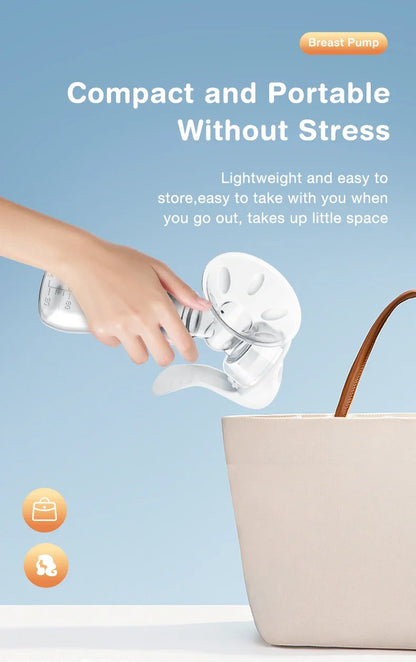 Popular baby breast pump, manual breast pump, breast milk bottle breast pumppostpartum product, breast pump without bisphenol A