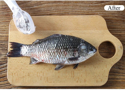 Seafood Tool Fish Scale Remover Fish Scales Scraper Cutter Scraper Cleaning Tool Scraping Scales Device Kitchen Practical Gadget